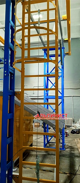 г. Оренбург.На Сакмарской ТЭЦ открылся уникальный учебно-тренировочный полигон «Альпинист 01-02-1»